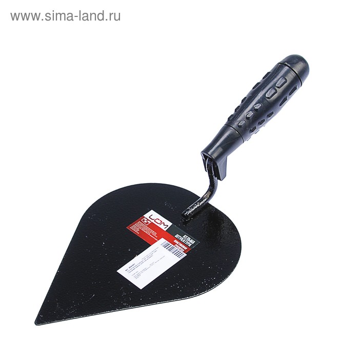 УЦЕНКА Кельма штукатура ЛОМ, 190 х 150 мм, сталь, порошковая окраска, пластиковая рукоятка - Фото 1