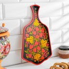 Доска разделочная деревянная хохлома «Ягодка», МИКС - Фото 1