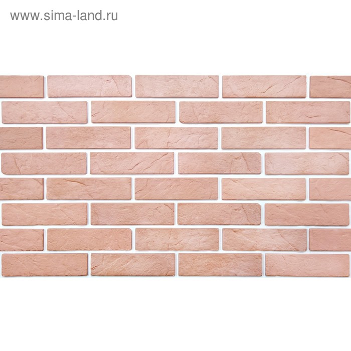 Гипсовая плитка «Штутгарт», светло-розовый оттенок №3, 1 кв м - Фото 1