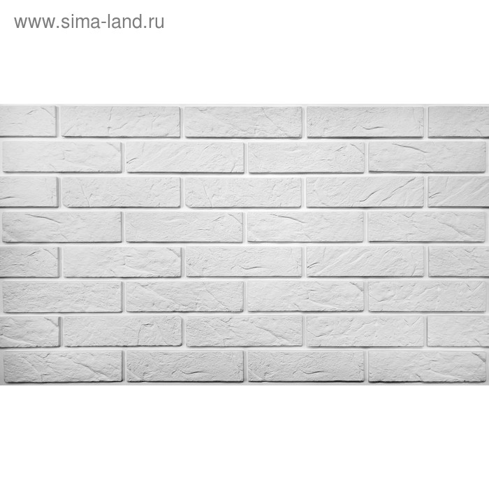 Гипсовая плитка «Штутгарт», белая, 1 кв м - Фото 1