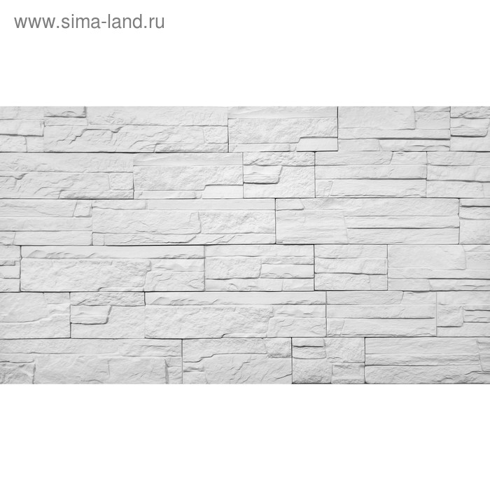 Гипсовая плитка «Мюнхен», 1,4 кв.м, цвет белый, 62 плитки - Фото 1