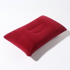 Подушка дорожная, надувная, 38 × 24 × 3 см, цвет МИКС - Фото 2