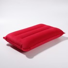 Подушка дорожная, надувная, 42 × 30 см, цвет МИКС - фото 8221489