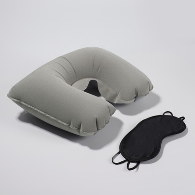 Дорожный набор: подушка для шеи, маска для сна