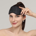 Маска для сна, двойная резинка, 18×8.5 см, чёрная - Фото 2