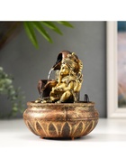 Фонтан настольный с подсветкой «Ганеша с кувшинами», от сети, 20×15×15 см - Фото 5