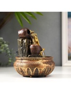 Фонтан настольный с подсветкой «Ганеша с кувшинами», от сети, 20×15×15 см - Фото 6