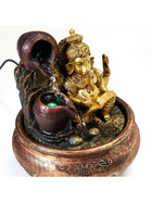Фонтан настольный с подсветкой «Ганеша с кувшинами», от сети, 20×15×15 см - Фото 8