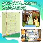 Мат ONLYTOP, 100х100х10 см, 1 сложение, цвет зелёный/жёлтый 4545735 - фото 328186