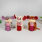 Мягкая игрушка-копилка "Мышка на ушах пайетки" музыкальная, цвет МИКС - Фото 2