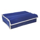 Органайзер для хранения белья с крышкой, 20 отделений, цвет синий - Фото 2