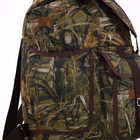 Рюкзак туристический, 55 л, отдел на шнурке, 4 наружных кармана, цвет хаки - Фото 6