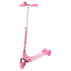 Самокат детский SCOOTER, амортизатор, цвет розовый - Фото 1