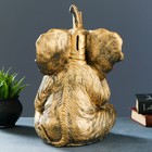 Копилка "Слон сидя" золото, 40х23х29см - Фото 3
