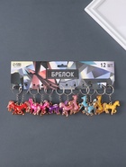 Брелок для ключей на кольце «Лошадка», пластик под металл, МИКС (комплект 12 шт) - фото 53908974