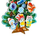 Головоломка новогодняя с липучками «Наряди ёлочку» - Фото 3