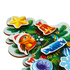 Головоломка новогодняя с липучками «Наряди ёлочку» - Фото 5