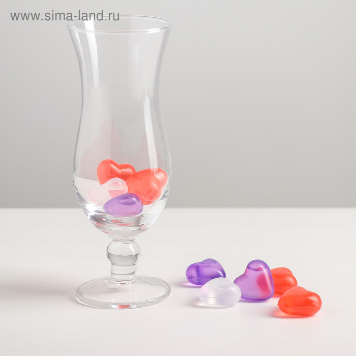 Набор шариков для охлаждения коктейлей «Сердца», 10 шт, цвет МИКС - Фото 1