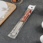 Кондитерская лопатка - палетка, прямая, 19 см, рабочая часть 10 см, цвет коричневый - Фото 2