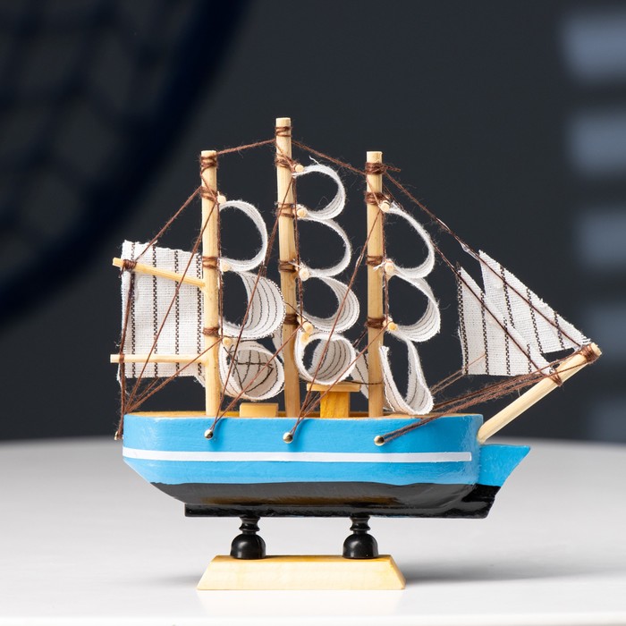 Корабль сувенирный малый «Морской оркестр», 3×13,5×15,5 см - фото 1897969340