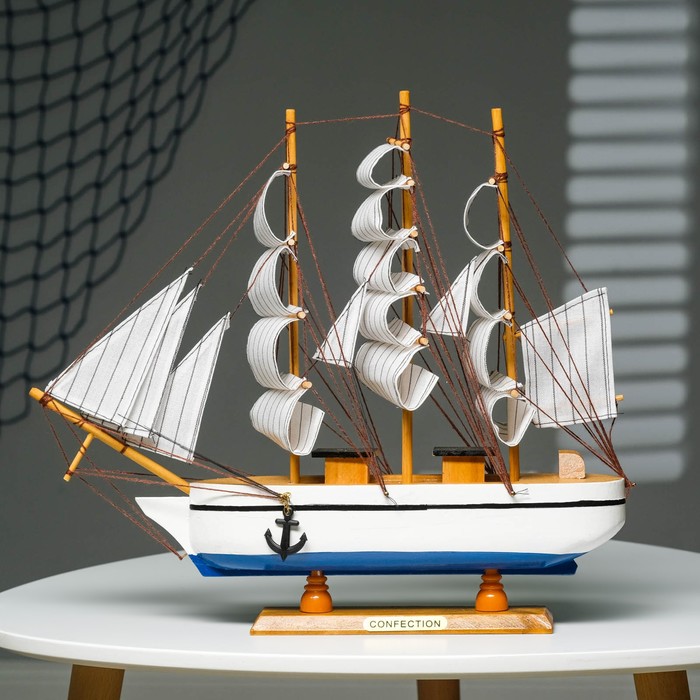 Корабль сувенирный средний «Эмден», микс  40х7х36 - Фото 1