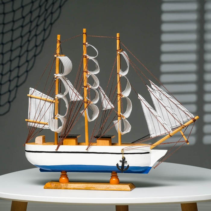 Корабль сувенирный средний «Эмден», микс  40х7х36 - фото 1896494185