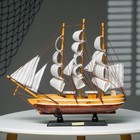 Корабль сувенирный средний «Эмден», микс  40х7х36 - Фото 4