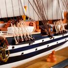 Сувенирная модель корабля «Мортан», с белым дном - Фото 5