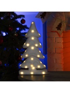 Светодиодная фигура «Ёлочка» 22×40×12 см, флок, батарейки ААх2 (не в комплекте), свечение тёплое белое 4357016 Светодиодная фигура «Ёлочка» 22×40×12 см, флок, батарейки ААх2 (не в комплекте), свечение тёплое белое 4357016