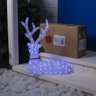 Светодиодная фигура «Олень благородный» 80×76×30 см, акрил, 176 LED, 8 режимов, 24 В, свечение белое - Фото 7