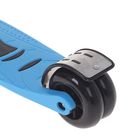 Самокат стальной OT-026, три колеса PU, d=120 мм, цвет синий, до 40 кг - Фото 3