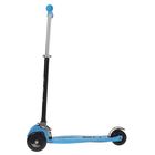 Самокат стальной OT-026, три колеса PU, d=120 мм, цвет синий, до 40 кг - Фото 4