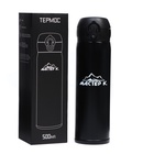 Термос Мастер К «Топ», 500 мл, 6.3×24.5 см, сохраняет тепло 8 ч, нержавеющая сталь, чёрный - Фото 5