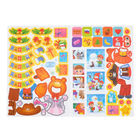 Книжка «Новогодний карнавал», со скретч слоем и многоразовыми наклейками - Фото 5