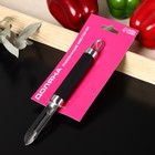 Овощечистка Доляна Venus, 18.5 см, ручка soft-touch, чёрная - Фото 6