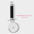 Нож для пиццы и теста Доляна «Нео», 20 см, ручка soft - touch, чёрный - Фото 2
