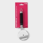 Нож для пиццы и теста Доляна «Нео», 20 см, ручка soft - touch, чёрный - Фото 7