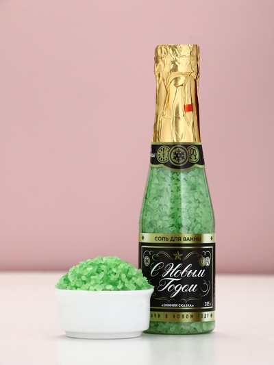 Соль для ванны «С Новым Годом», 330 г, аромат зимняя сказка, Чистое счастье