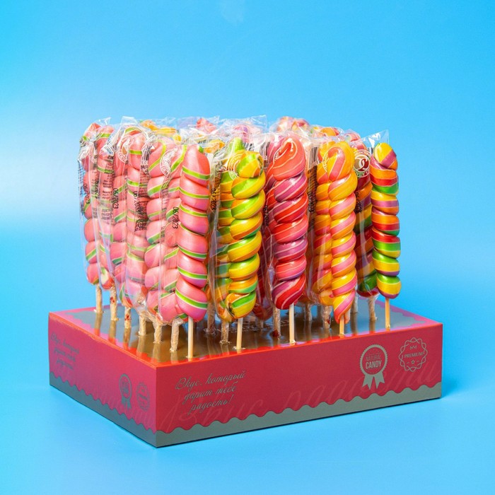 Леденцовая карамель на палочке Dendy Candy «Спираль», 30 г - Фото 1
