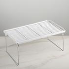 Полка универсальная складная 38×24×5 см, цвет белый - Фото 2