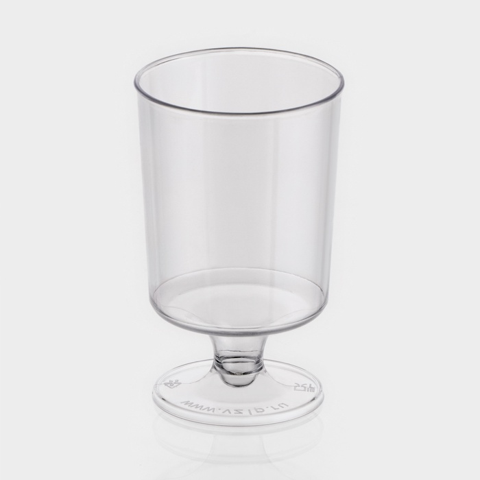 Рюмка пластиковая одноразовая «Кристалл», 50 мл, прозрачная - Фото 1