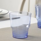 Стакан пластиковый одноразовый «Кристалл», 200 мл, цвет синий - Фото 1