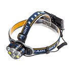 Фонарь налобный аккумуляторный «Мастер К», 4 LED, 2 COB, 2 АКБ, USB - Фото 3
