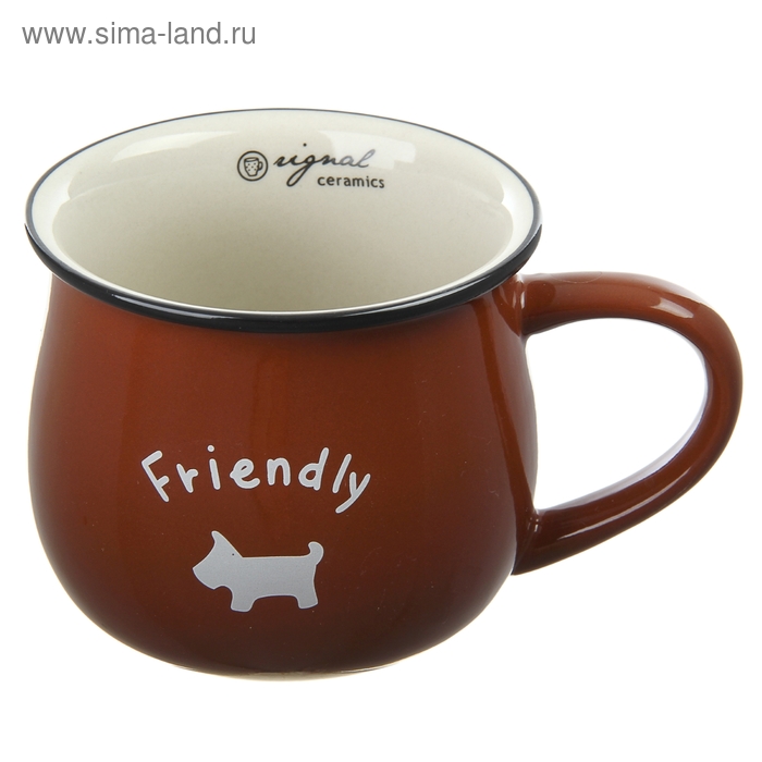 Кружка керамическая «Лучший друг», 250 мл, цвет МИКС - Фото 1