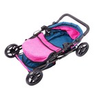 Коляска для кукол, универсальная, с корзиной, металлический каркас - Фото 5