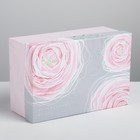 Коробка подарочная прямоугольная, упаковка, «Цветы», 28 х 18.5 х 11.5 см - фото 8658909