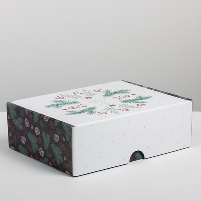 Коробка складная Winter time, 30.7 × 22 × 9.5 см