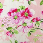 Простыня 1,5 сп Экономь и Я 150×215±3 «Цветы» цв.розовый, 120 г/м², 100%хлопок, бязь - Фото 2