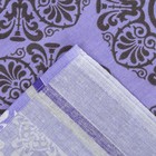 Простыня 1,5 сп Экономь и Я 150×215±3 «Нежность» цв.фиолетовый, 120 г/м², 100%хлопок, бязь - Фото 3