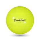 Мяч для художественной гимнастики Grace Dance, d=16,5 см, цвет салатовый - Фото 2